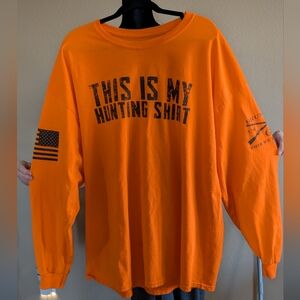 Grunt Style Bright Orange Long Sleeve Tee